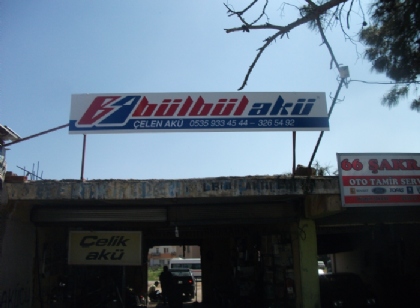 Akü tabela