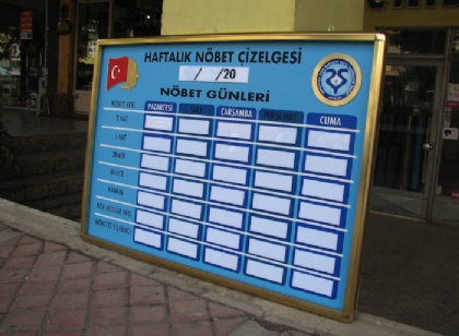 Nöbet çizelgesi