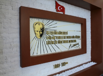 Deniz koleji özel tasarım atatürk köşesi