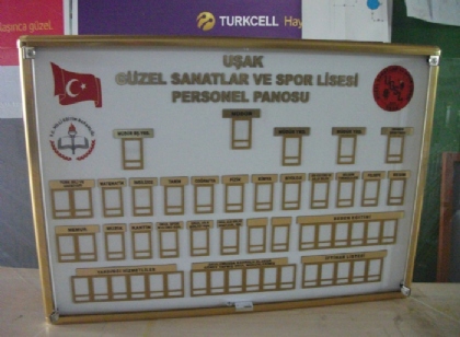 uşak güzel sanatlar ve spor lisesi panosu 1