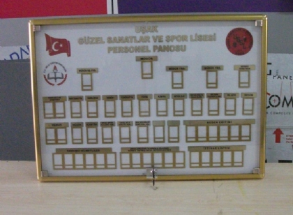 uşak güzel sanatlar ve spor lisesi panosu 2